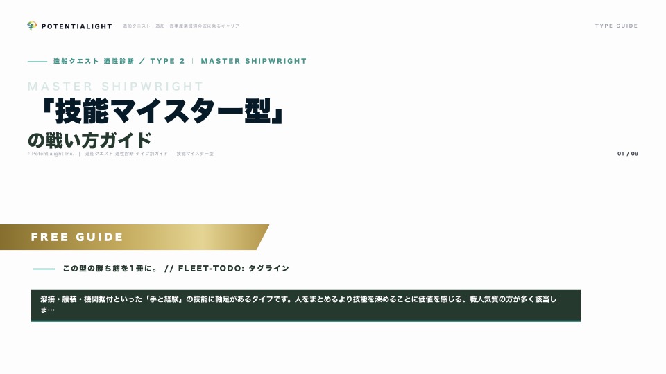 技能マイスター型の戦い方ガイド 表紙